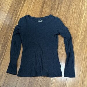 LAST CHANCE OFFER: Old Navy Blue Fitted Long Sleeve T-Shirt